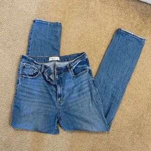 Abercrombie & Fitch High Rise Blue Jeans